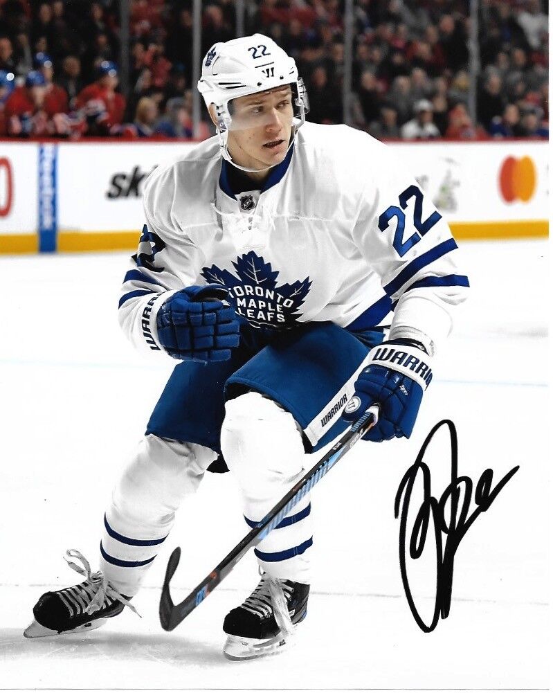 Toronto Maple Leafs Nikita Zaitsev Signed Autographed 8x10 NHL Photo Poster painting COA A