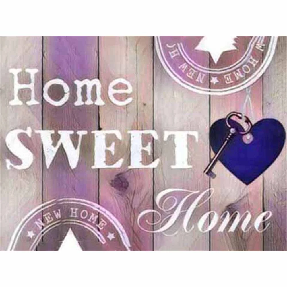 Diamond Painting - Full Round/Square Drill - Sweet Home(30*40 - 50*60cm)