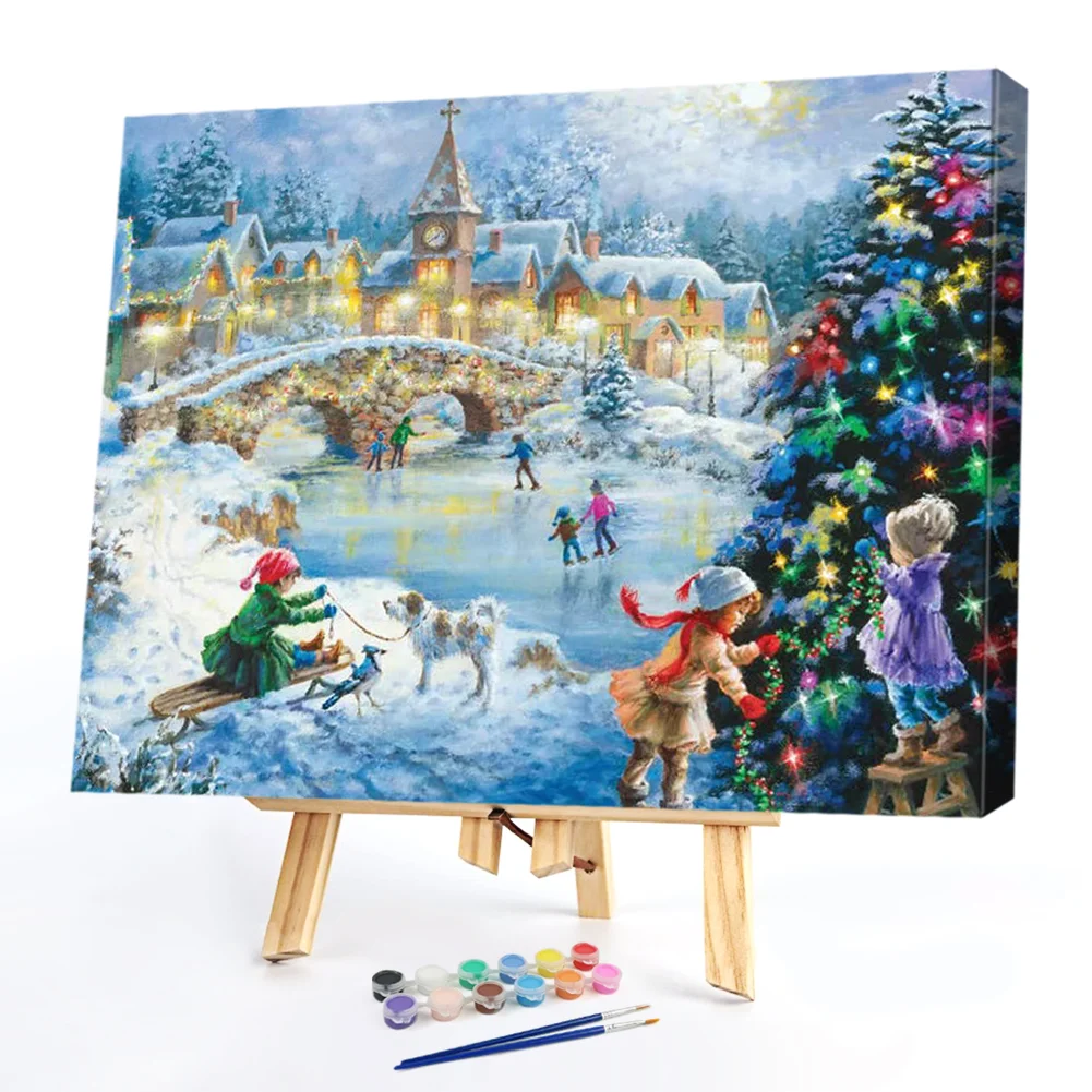 Christmas Celebration - Paint By Numbers(50*40CM)