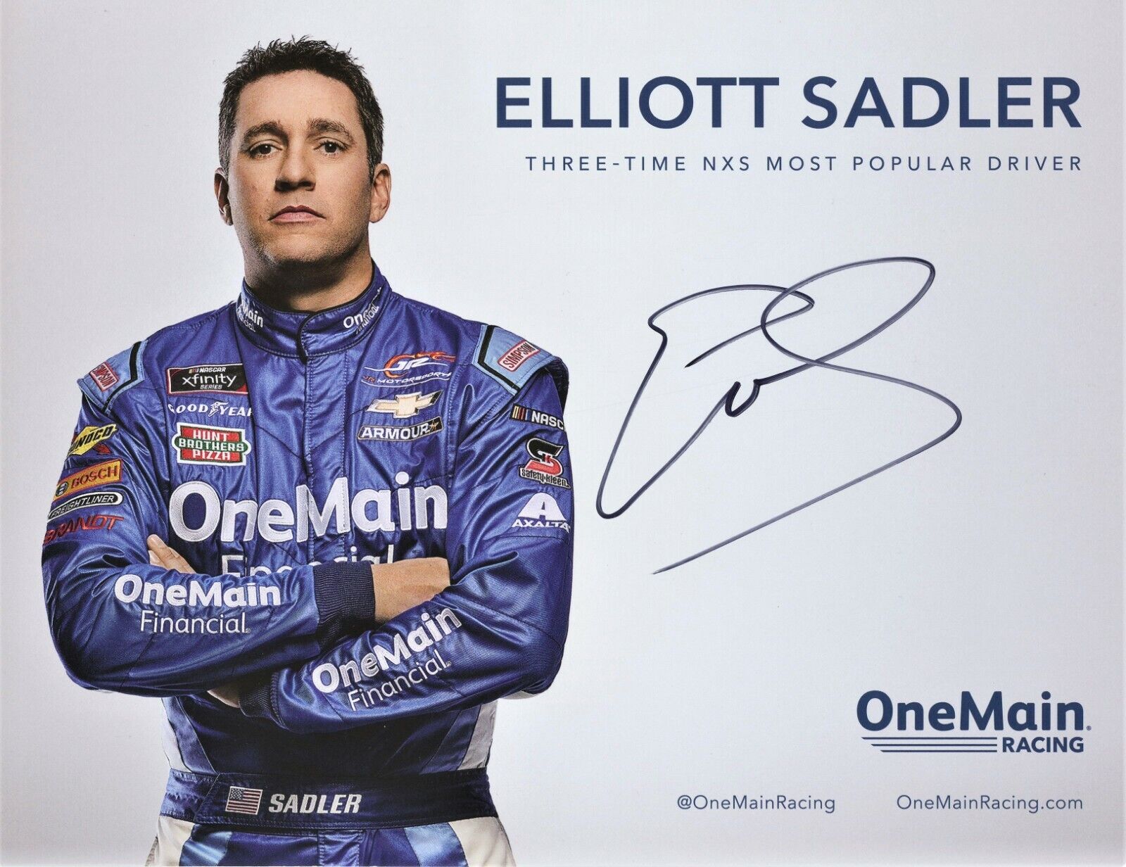 ELLIOTT SADLER Signed Photo Poster painting