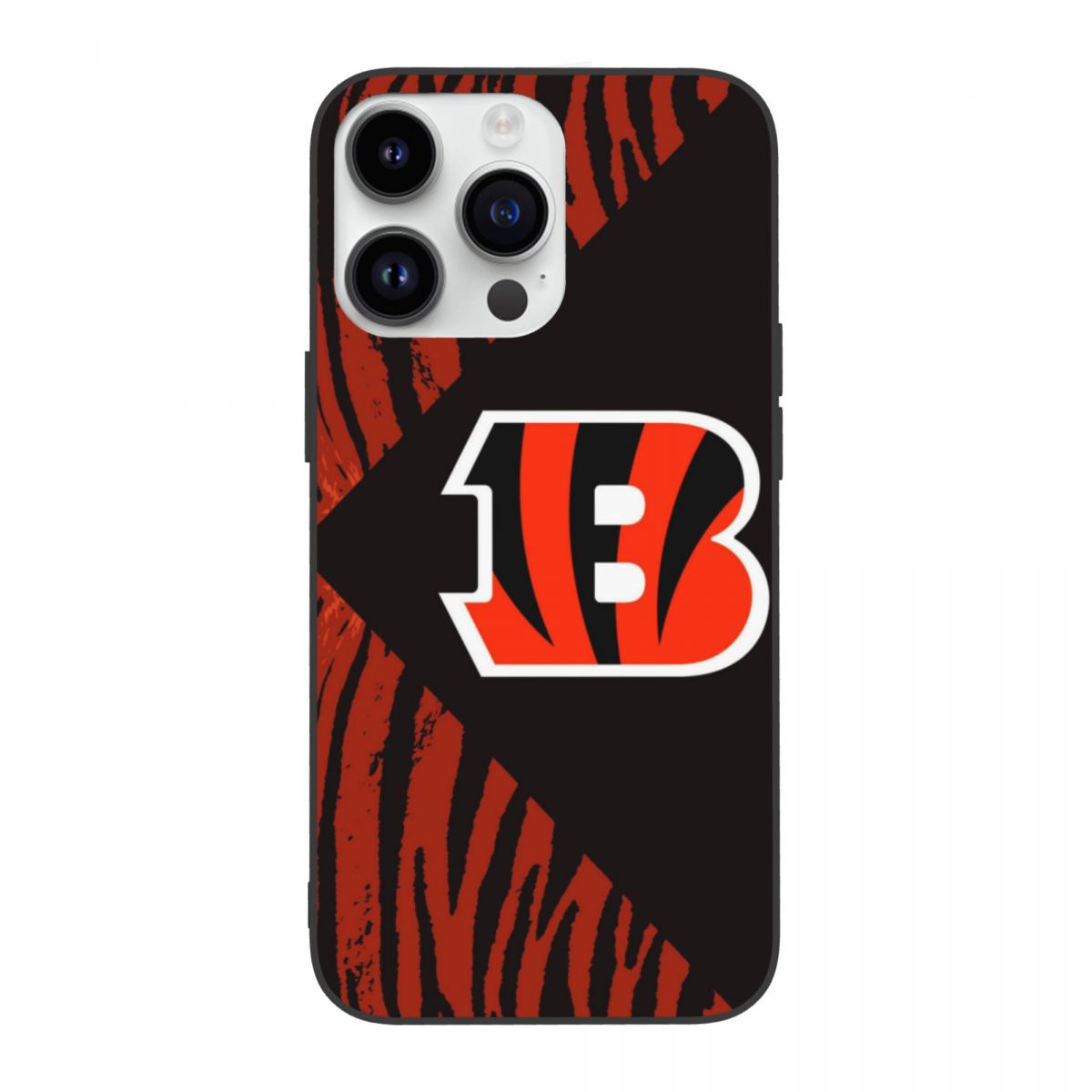 Cincinnati Bengals Tiger Skin Pattern iPhone 14 Thin Case