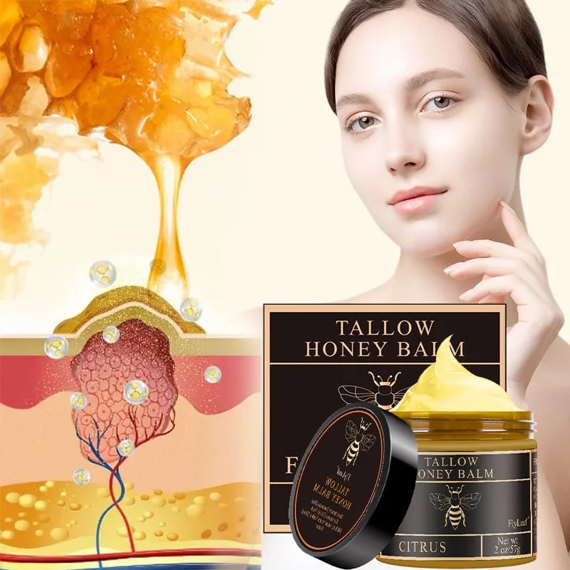 🔥Hot Sale 49% Off🔥Beef Tallow and Honey Balm for Skin - Handmade All-Natural Moisturizer 