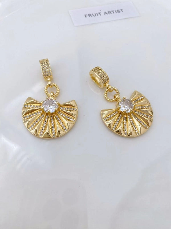 1 Piece Copper Geometric Pendant Chain