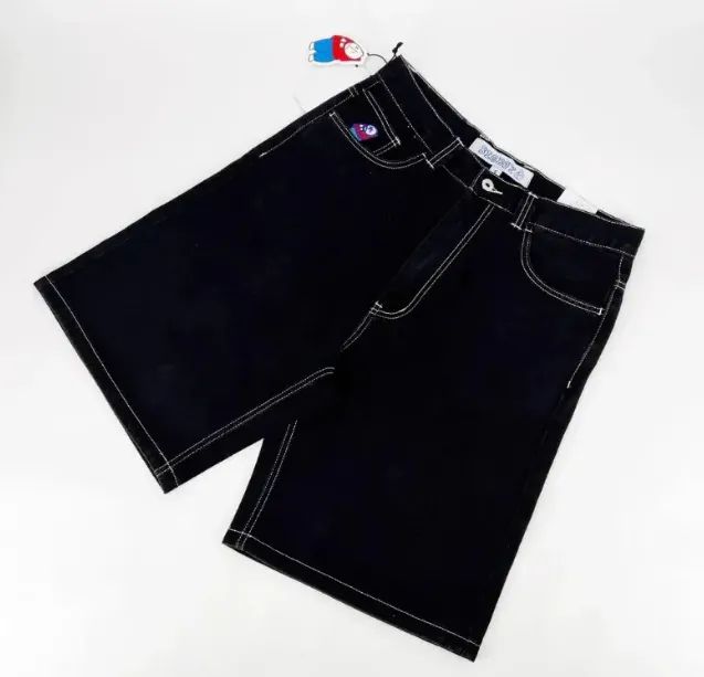 Brownm Pants Men's Loose Wide-Leg Retro Gradient Jeans Men's Tide Card High Street Straight Tube Overs