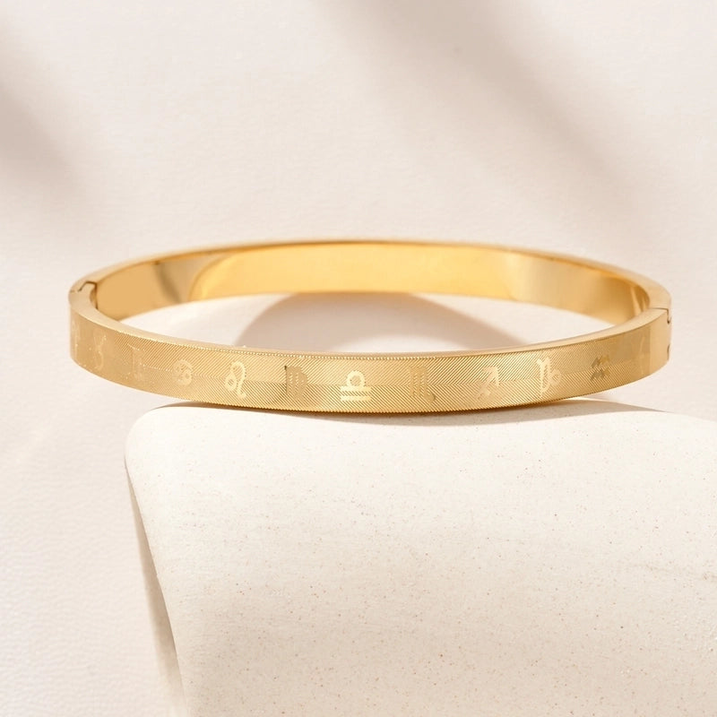 Retro Constellation Titanium Steel Bangle In Bulk