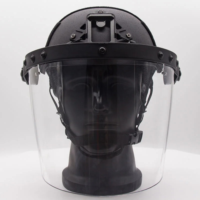Tactical Helmet Transparent Mask