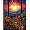 Diamond Painting -DIY Full Square Drill Stained Glass Art Flower