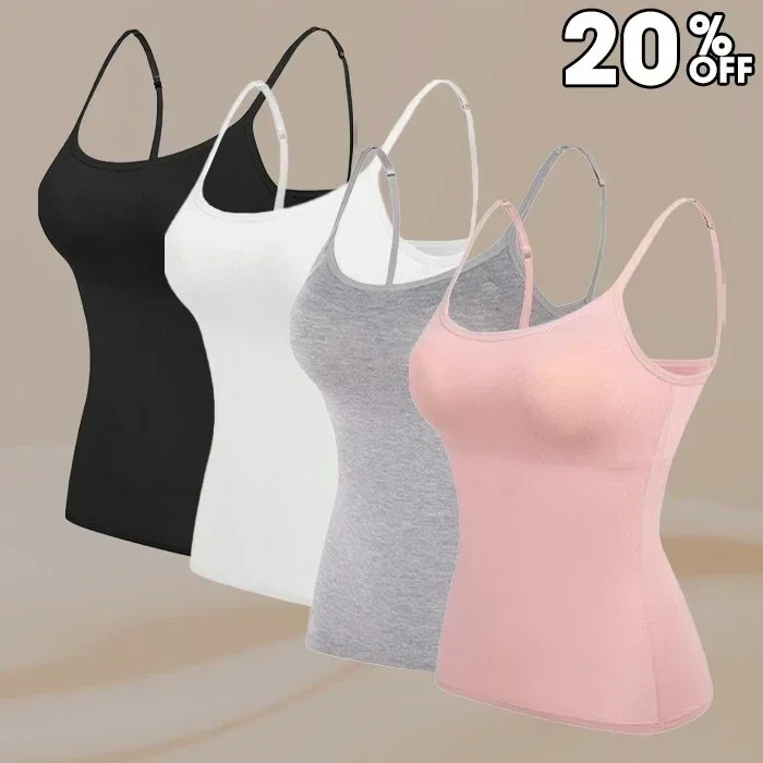🔥Hot sale🔥 Women Tank Top with Built in Bra Camisole