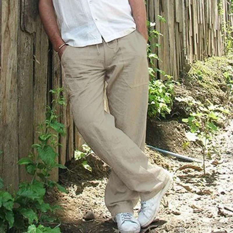 Men's Linen Pants-inspireuse