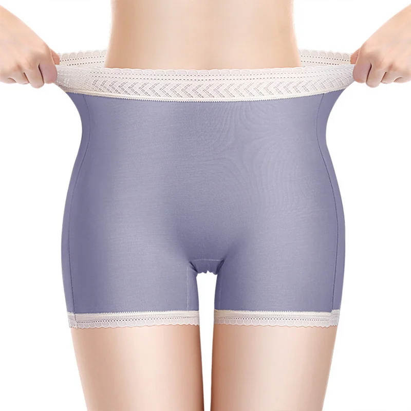 Billionm Women's Shorts Mid Waist Comfortable Modal Panties Safety Shorts Under The Skirts Female Boyshort Lace Knickers