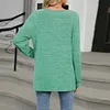 Gioiacombo&trade; Top T-shirt a maniche lunghe larghe da donna