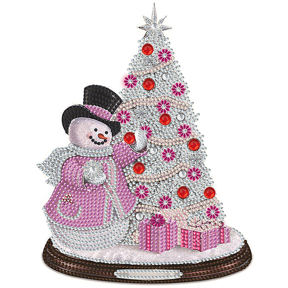 

Christmas Snowman - Special Shaped Diamond Painting - 30*30CM, 501 Original