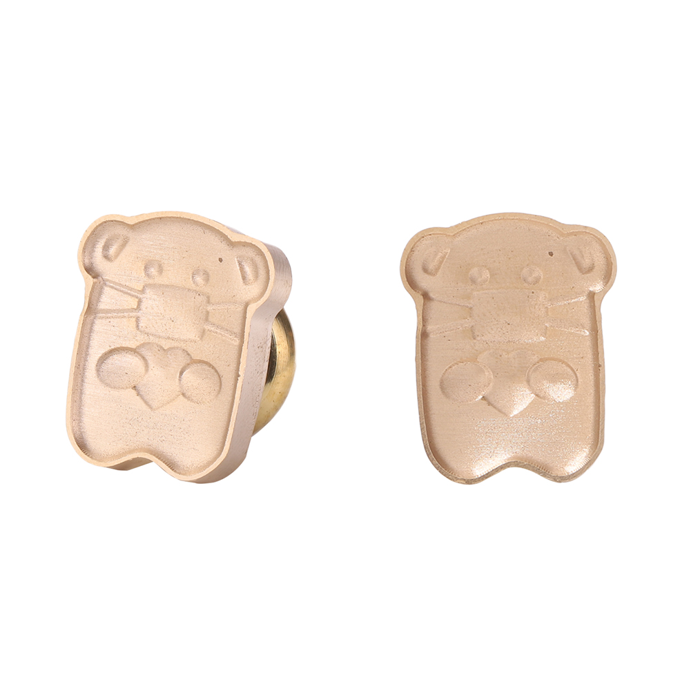 

21.2*17.2mm Mask Bear Wax Seal Stamp Copper Head - Wax Seal Stamp, 501 Original