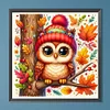 Diamond Painting-DIY Full Round Drill Owl