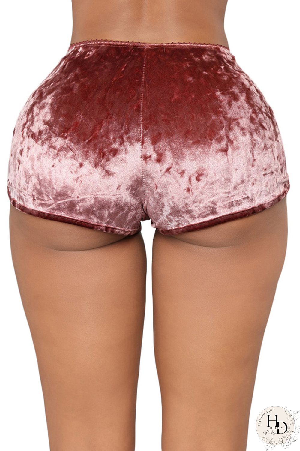 Pink Polyester Sexy Solid Two Piece Suits Straight Sleeveless