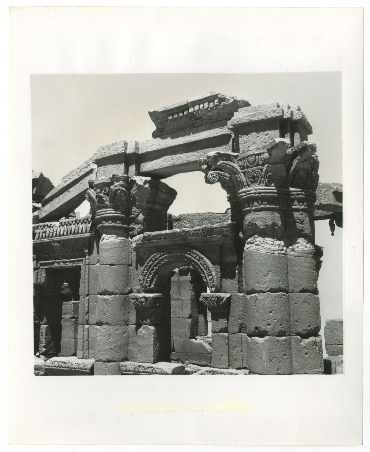 Republic of the Sudan - Temple of Naqa - Vintage 8x10 Fiber Photo Poster paintinggraph