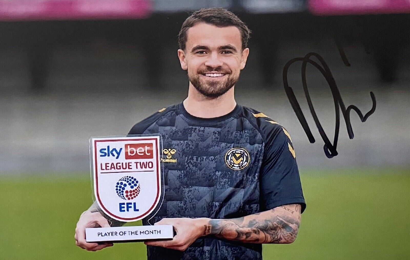 Dom Telford Genuine Hand Signed Newport County 6X4 Photo Poster painting 2