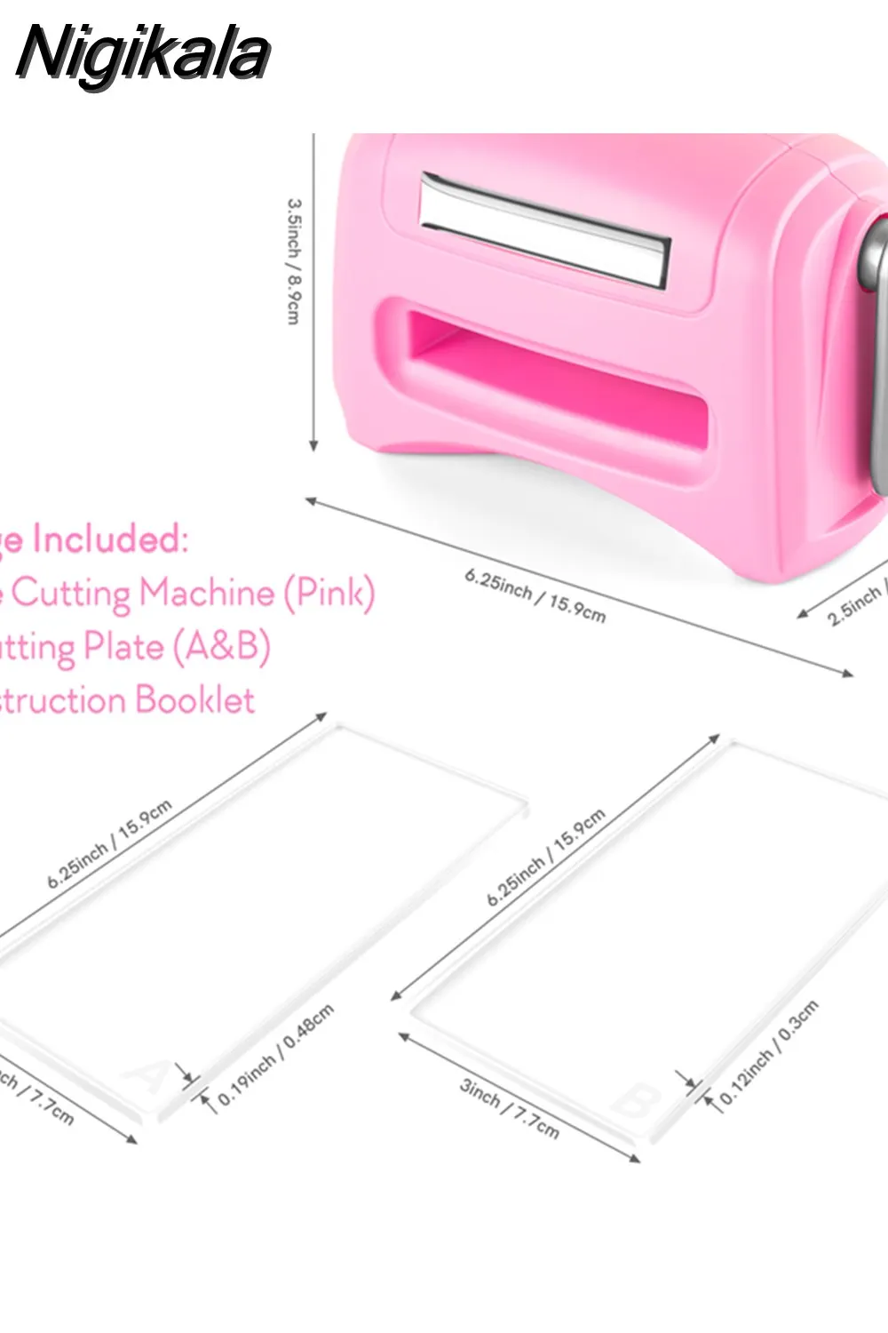 Nigikala Colors Mini Die Cutting Embossing Machines for Scrapbooking ...