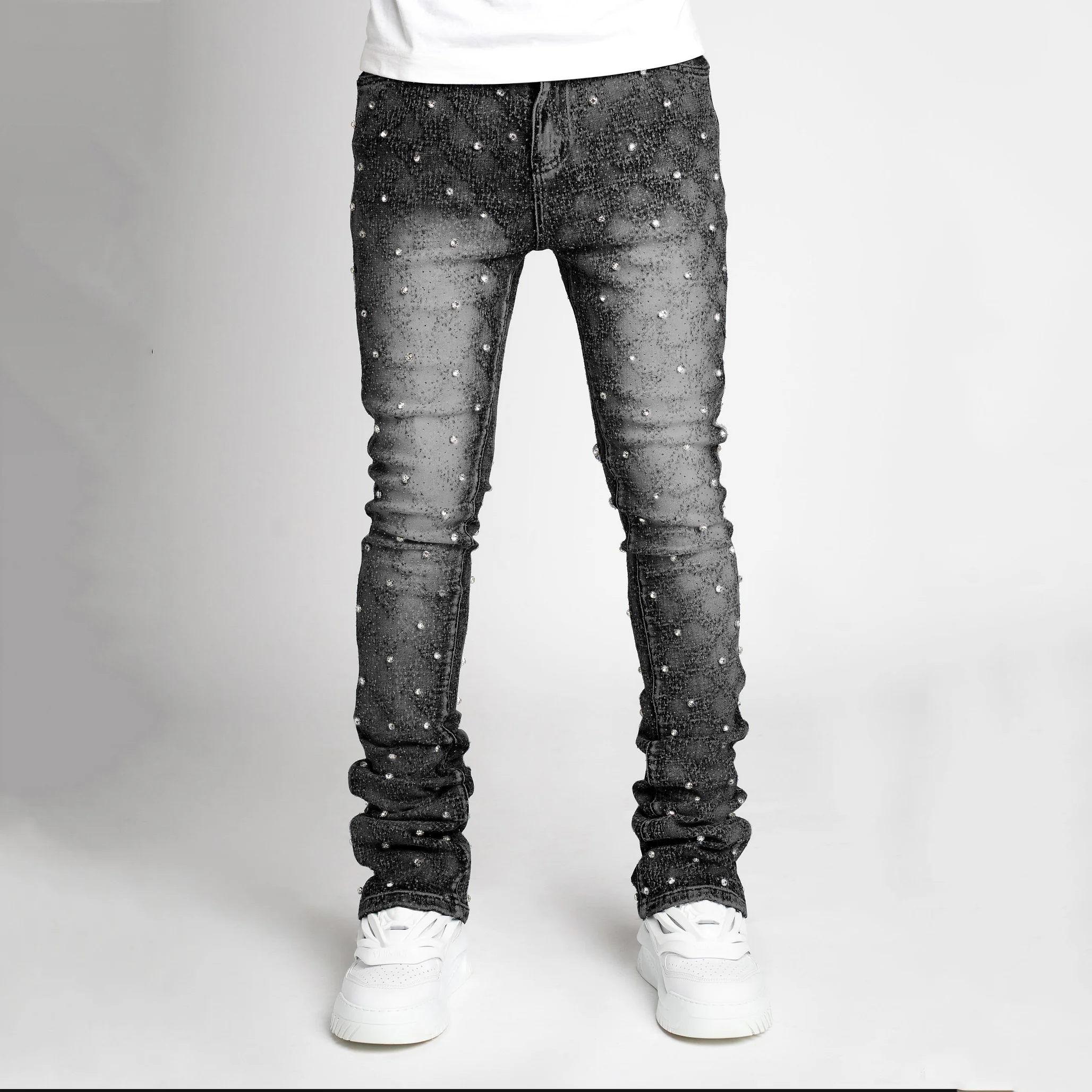 Pearl Casual Street Vintage Washed Jeans - SOPULA