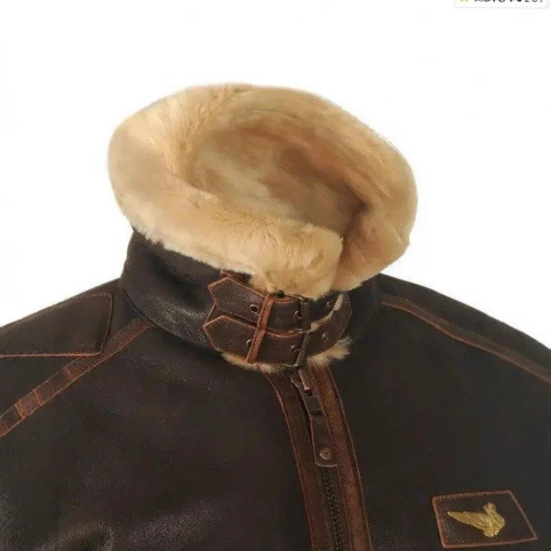 Nigikala Nigikala And Winter Brown Collar Zipper Zip Bag Zipper Combined Body Size Youth Leisure Coat Optimization