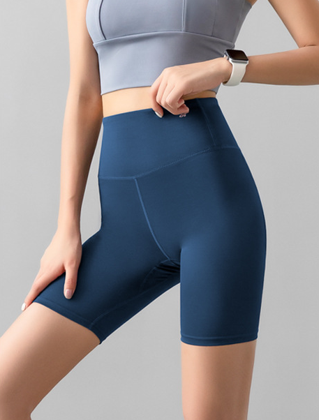  thdmladies Plus Size Yoga Shorts High Waist Hip Lift thedmladies