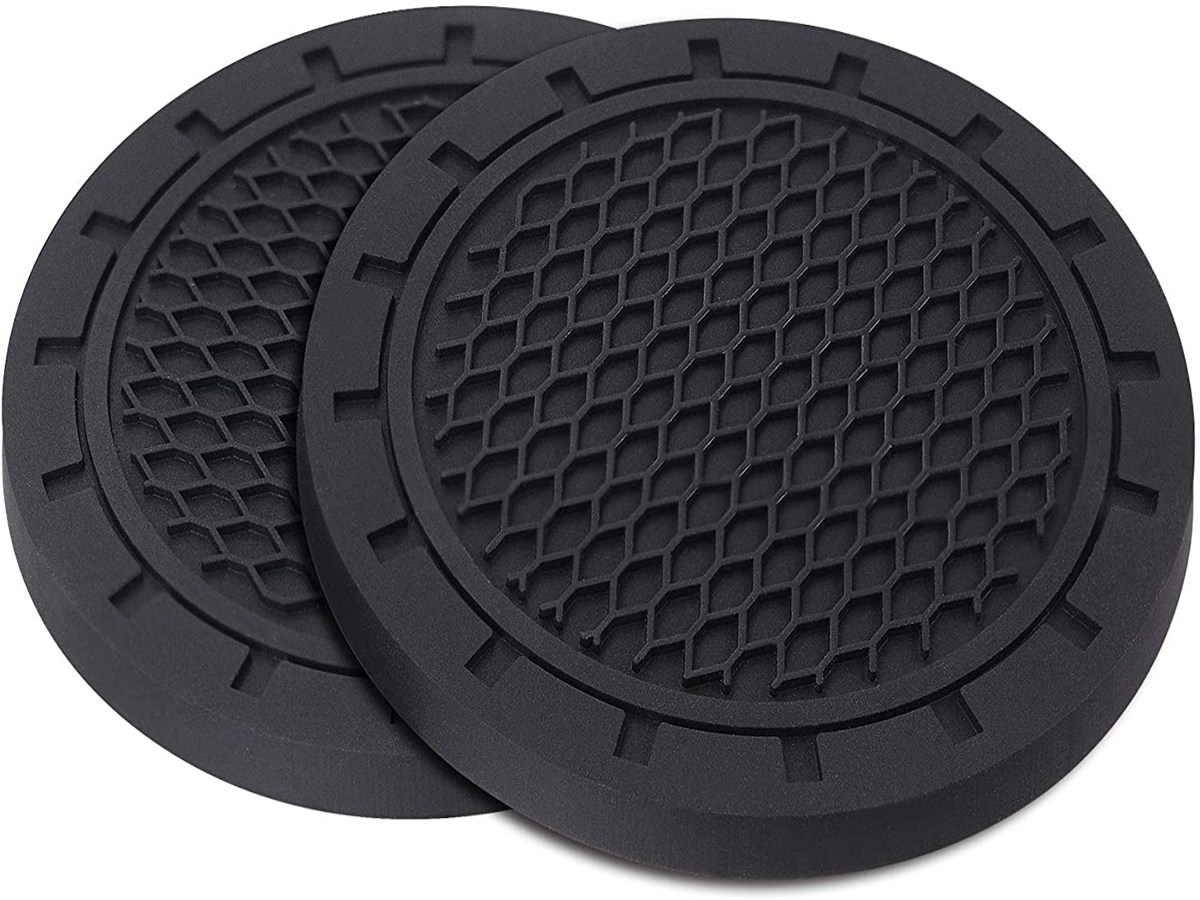 

2pcs Car Interior Silicone Cup Holder Round Groove Anti Slip Water Cup Pad, 501 Original