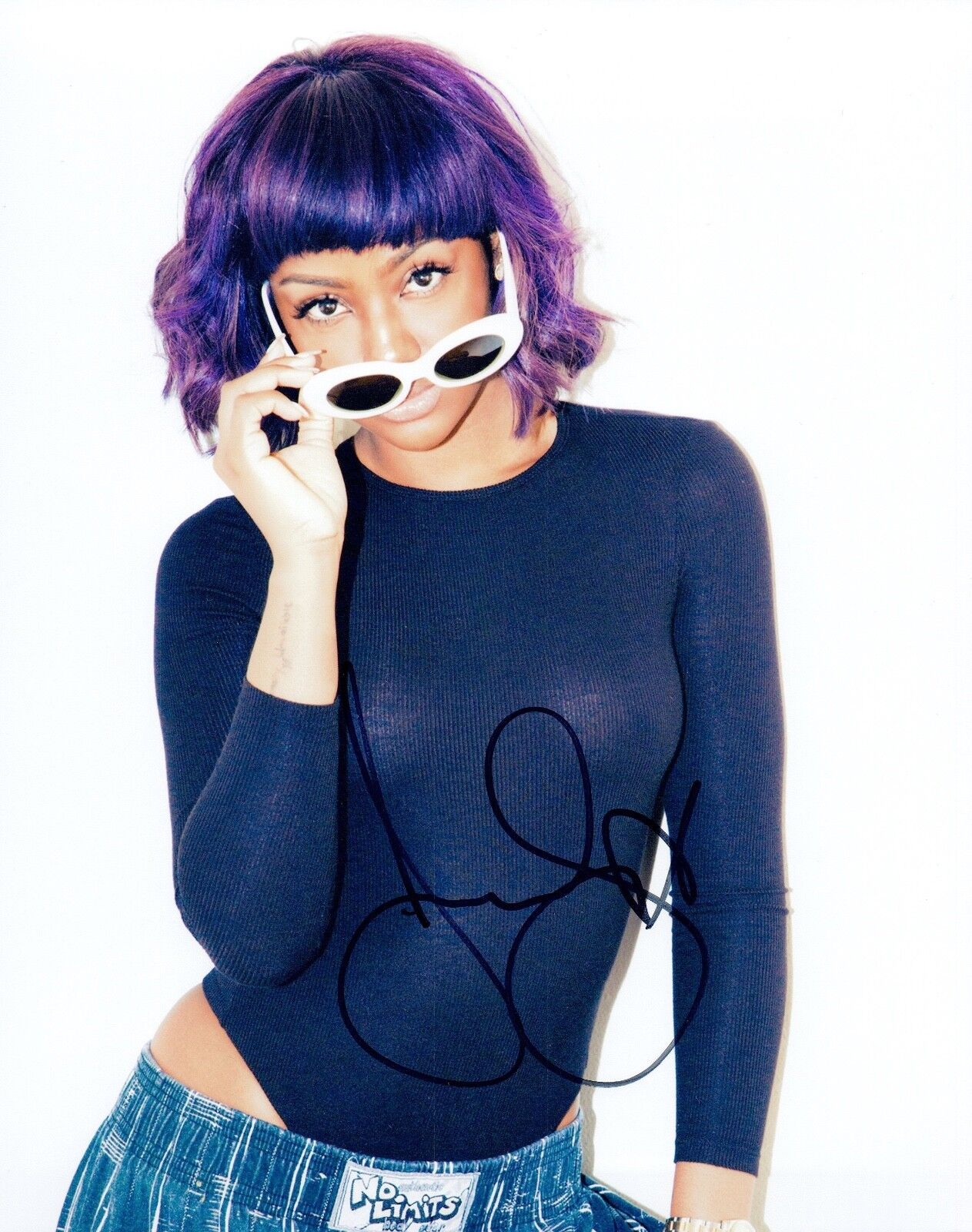 Justine Skye Signed Autographed 8x10 Photo Poster painting KNOW MYSELF Singer & Model COA