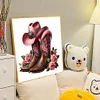 Diamond Painting-DIY Full Round Drill Cowboy Boots(40*40CM)
