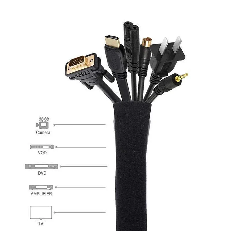 Cable Management Sleeve（4PCS）