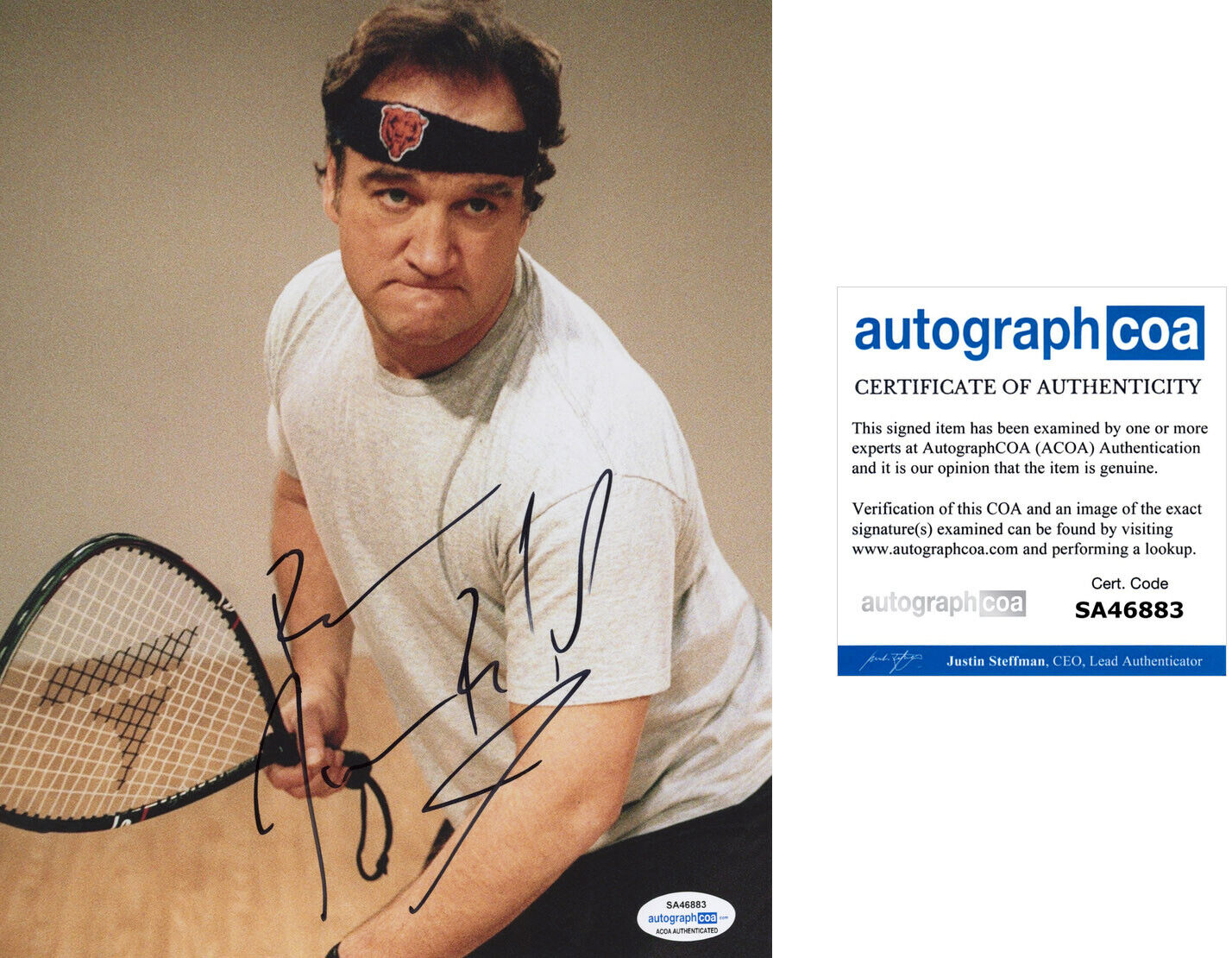 JIM BELUSHI signed Autographed 8X10 Photo Poster painting - SNL Saturday Night Live ACOA COA