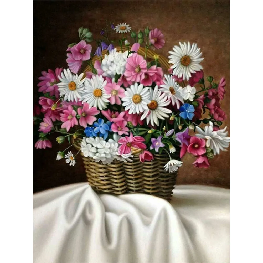 Flower - Full Round - Diamond Painting (30*40cm)