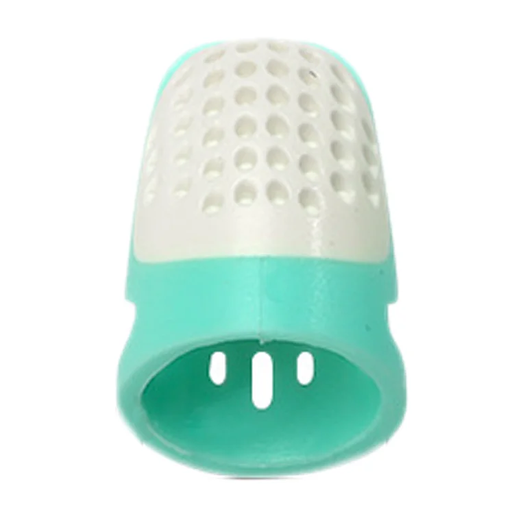 Sewing Thimble Finger Protector DIY Sewing Tool for Needlework (Green Small)
