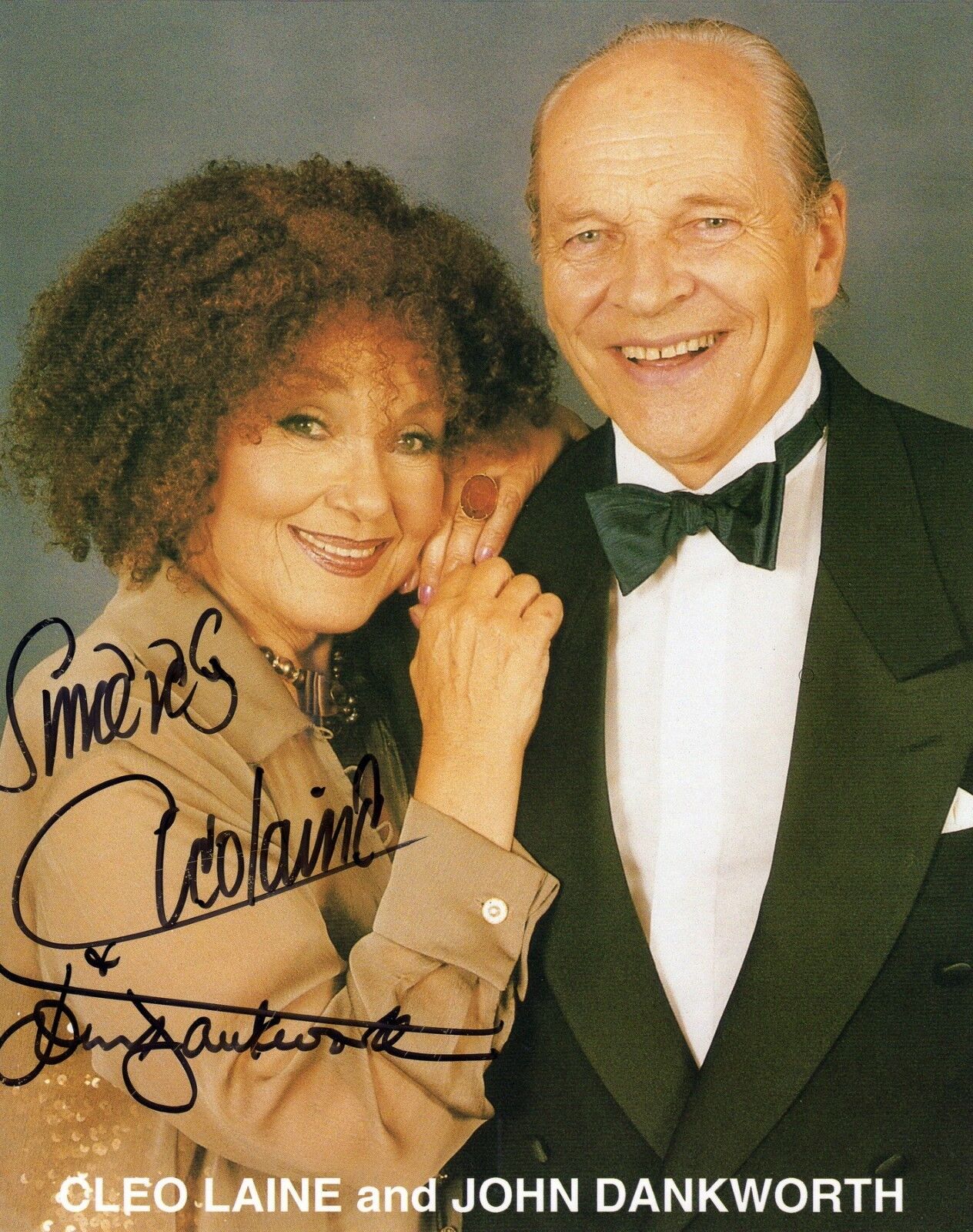 CLEO LAINE & JOHN DANKWORTH AUTOGRAPH, JAZZ