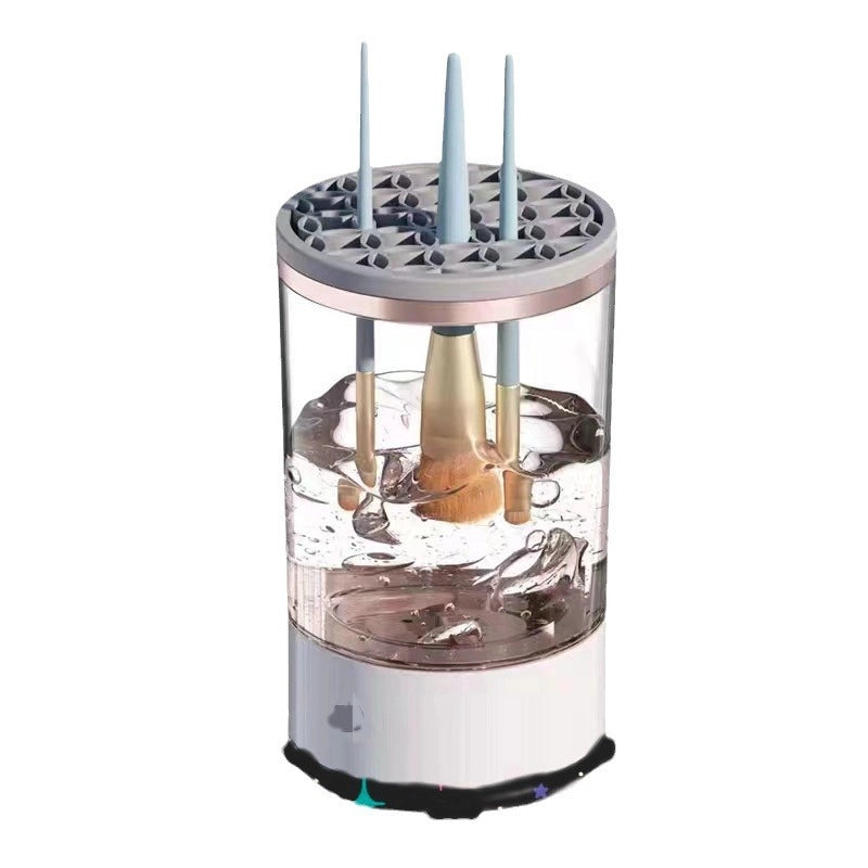 Explosion Makeup Brush Cleaner Automatic Scrubber Rechargeable Lazy Electric Scrubber Quick-drying Tool