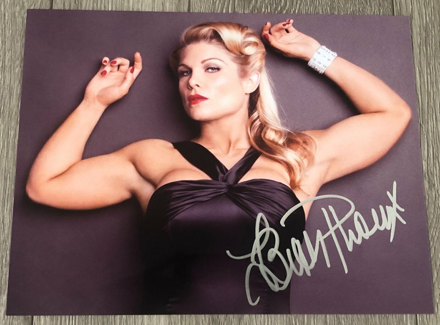 BETH PHOENIX GLAMAZON SIGNED AUTOGRAPH WWE DIVAS RAW 8x10 Photo Poster painting C w/EXACT PROOF