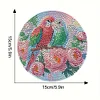 4Pcs oiseaux oiseaux napperon en bois - 5d bricolage artisanat vaisselle