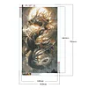 (40*70cm)Sun Dragon - Full Round Drill Diamond Painting