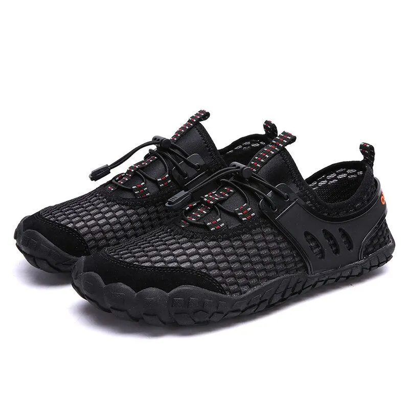 Outdoor Hiking Shoes For Men Non Slip Trekking Climbing Shoes  Upstream Aqua Shoes Breathable Beach Barefoot Sneakers Male
