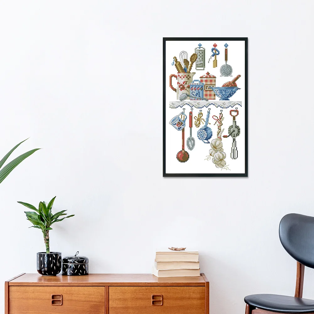 11ct Stamped Cross Stitch - Dolphin(50*40cm)