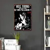 Neil Young - Panneaux en &eacute;tain m&eacute;tallique(20*30cm/30*40cm) - Musique