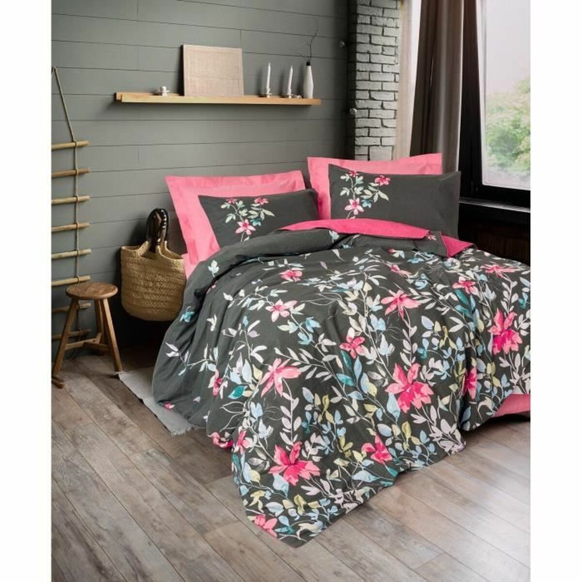 Duvet cover set Multicolour 220 x 240 cm