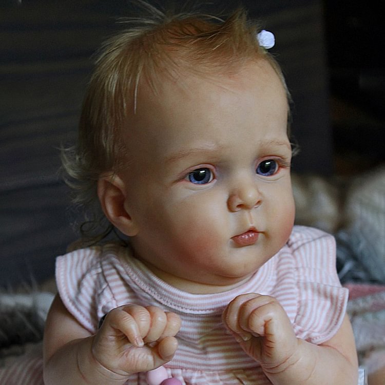 [New Series]20" Soft Weighted Body Cute Lifelike Handmade Reborn Baby Girl Doll Sandy Rebornartdoll® Rebornartdoll®