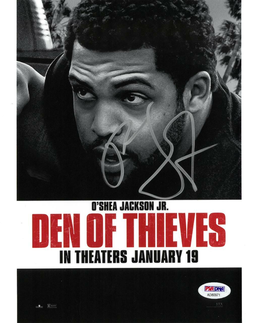 O'Shea Jackson Jr. Signed Den of Thieves Autographed 8x10 Photo Poster painting PSA/DNA #AD80971