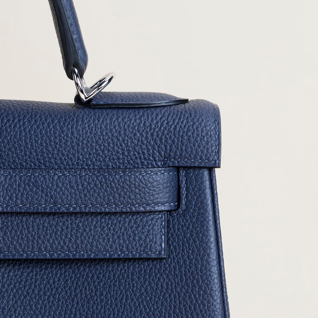 Kelly28 Togo 2Z Blue nuit PHW