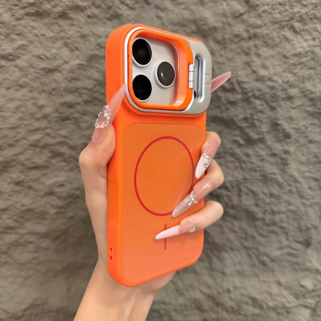New instant 17-inch lens holder, frosted magnetic, compatible with iPhone 17 Pro Max and Apple 16 case.