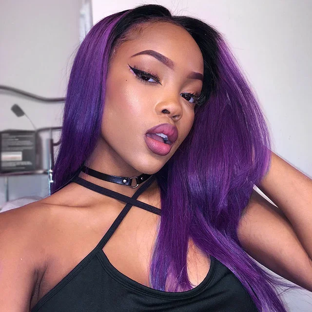 Jewtribute Hair®|Blue Green  Purple Orange Red Lace Wigs