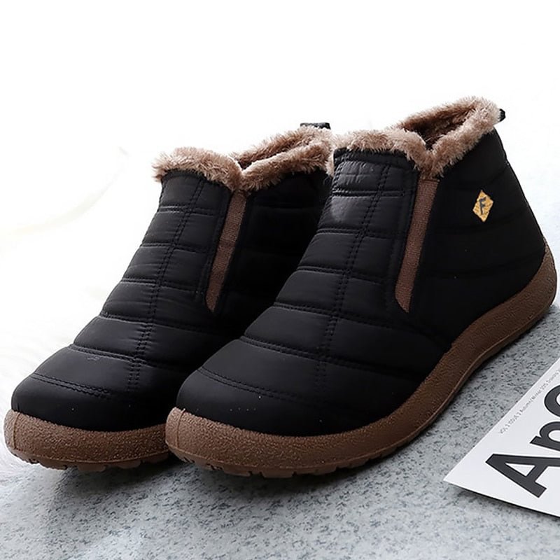 Men's winter boots Platform Fashion warm shoes male Comfortable men boots Sturdy Sole Non slip Sewing Ankle boot man