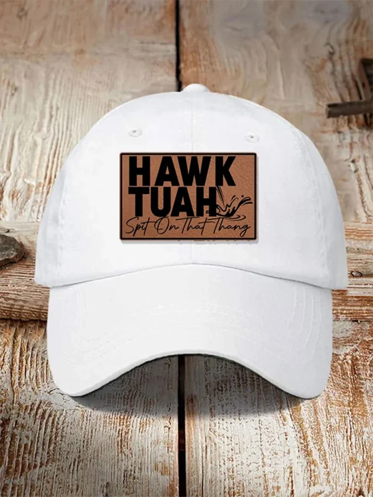 Hawk Tuah Spit On That Thing Print Sun Hat