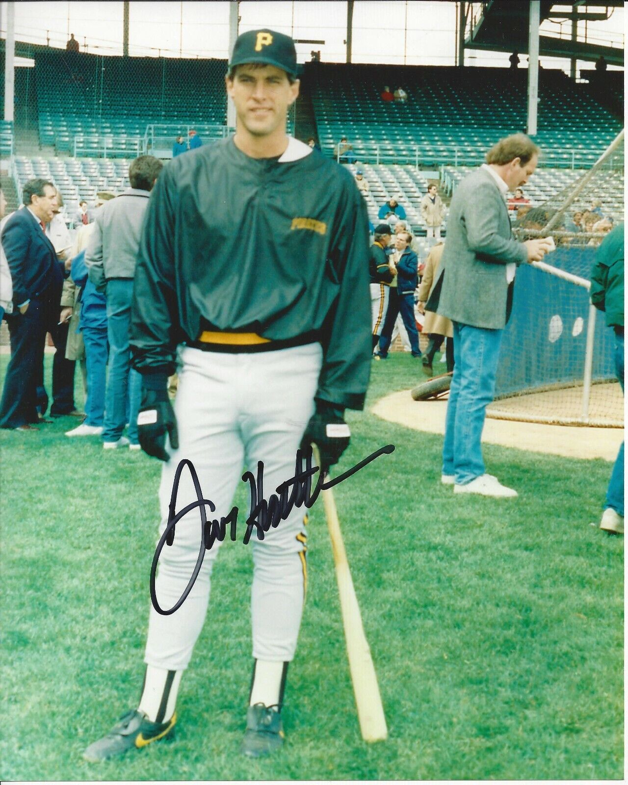 Dave Hostetler Autographed 8x10 Pittsburgh Pirates#4