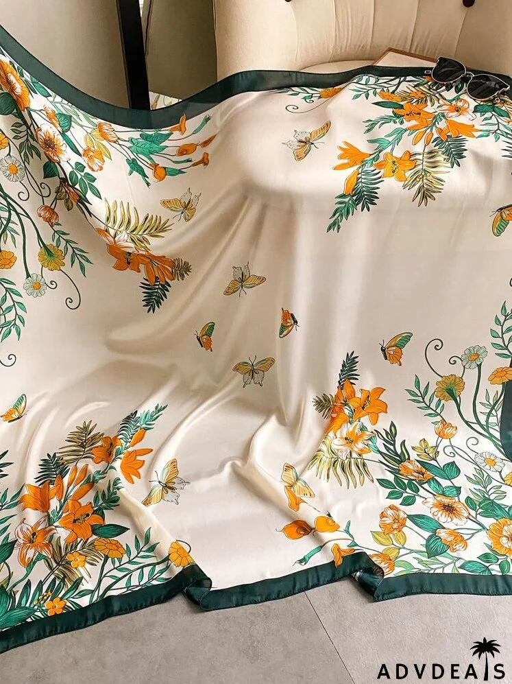 Floral Print Bandana